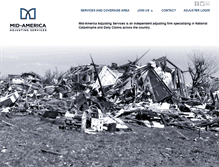 Tablet Screenshot of midamericaadjusting.com